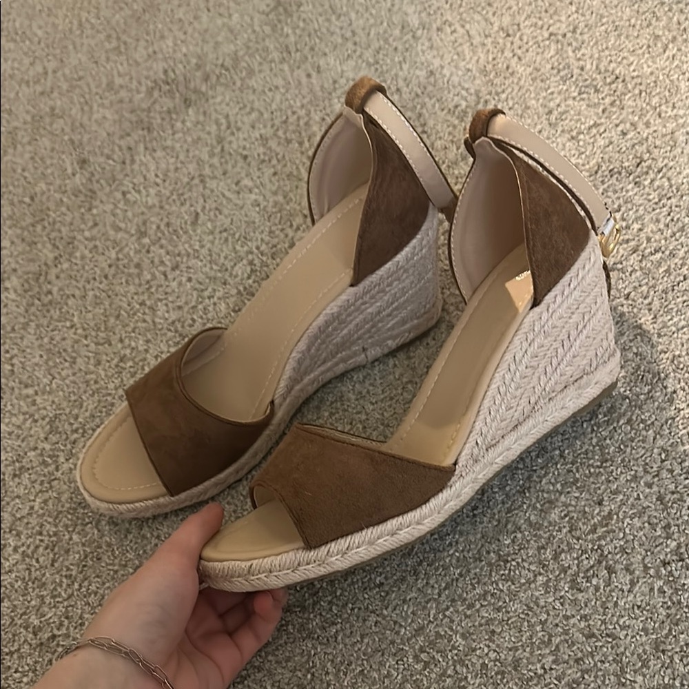 Brown Wedge Sandals